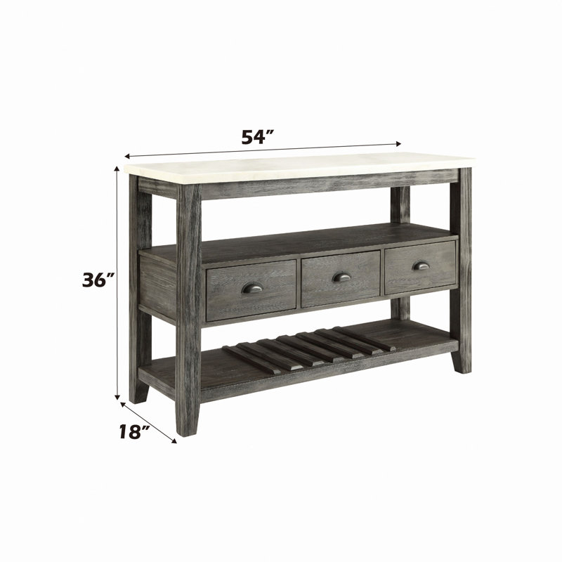 Merel Marble Top & Server