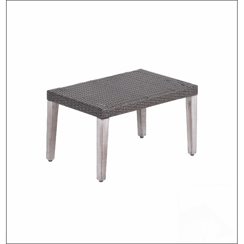 Repose-pieds en bois et osier Choix confortable, fonctions multiples, design classique et coins douillets