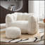 Luxueux fauteuil à billes en chenille avec mousse haute résilience, parfait pour des sièges confortables et polyvalents dans n'importe quelle pièce