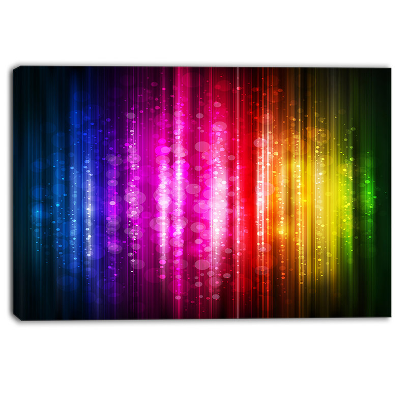 « lueuring background », impression Abstract, H 20 po x l 20 po x P 1 po, Toile tendue