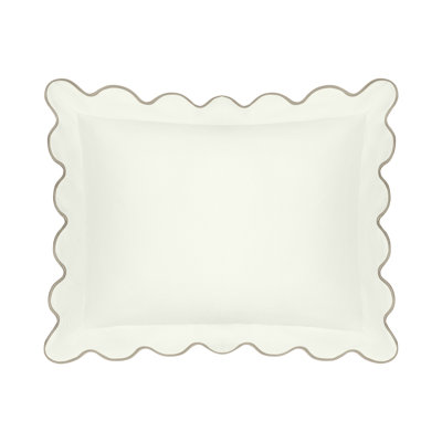 Honeycomb Scalloped Pillow Sham