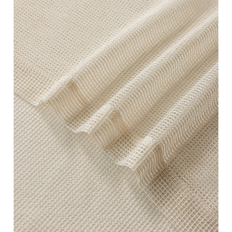 Light Filtering Polyester Back Tab Curtains Panel(Set of 2), Beige