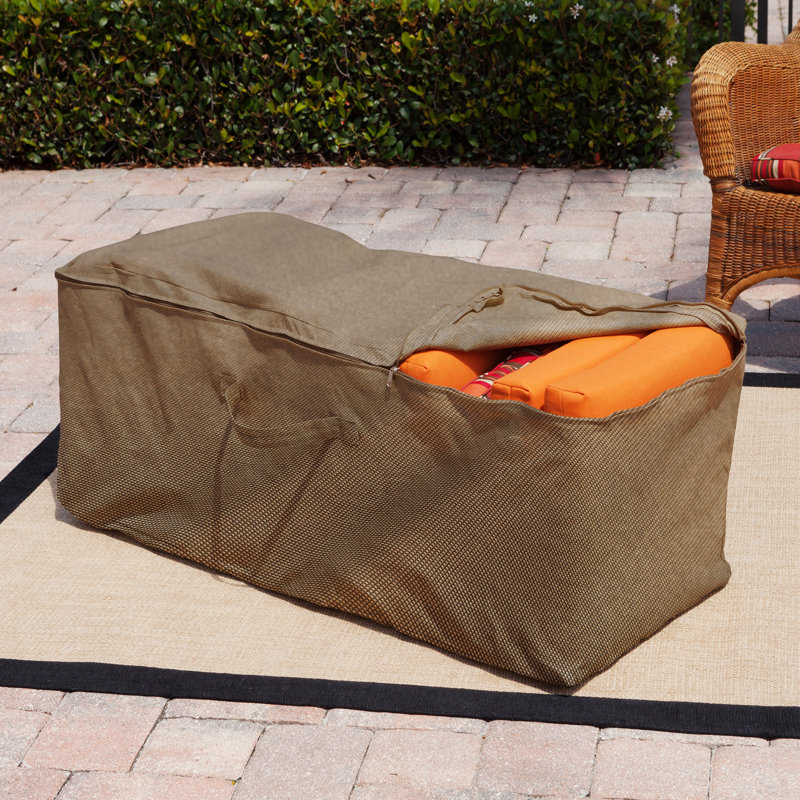 Miguel Cushion Storage Bag Cover, Polyester, 19.5" H x 47.5" W x 18" D