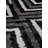 Hand Tufted Shag Polyester Eco-Friendly Area Rugs - Rectangle, Black Beige Color, Geometric Modern Design, High Pile Thick Handmade Anti Skid Area Rugs for Living Room, Bed Room-37198983