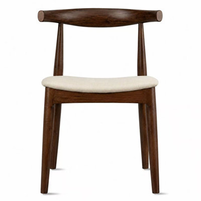 Clouser Faunsdale Fabric Slat Back Side Chair Upholstery Fabric Cushion Dining Chair For Kitchen Home