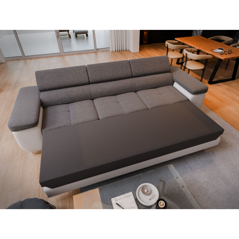 Audren 3 Seater Sofa, Brown