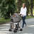 Foldable Pet Jogger Stroller with Detachable Carrier