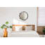 Huldar Glass Flat Wall Mirror