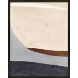 Divided By Blue 2 By Julia Balfour - Framed Wall Art