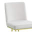 Chaise d'appoint rembourrée (ensemble de 2)