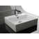 WS Bath Collections Unlimited 18.3'' Ceramic Square Bathroom Sink with Overflow