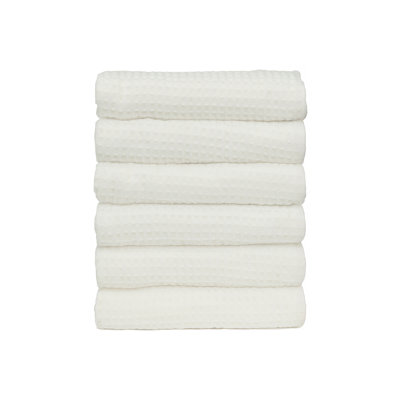 Foundations 6-pack Thermalux Baby Blanket, Fleece-lined Infant Blanket Perfect For Commercial Use, White