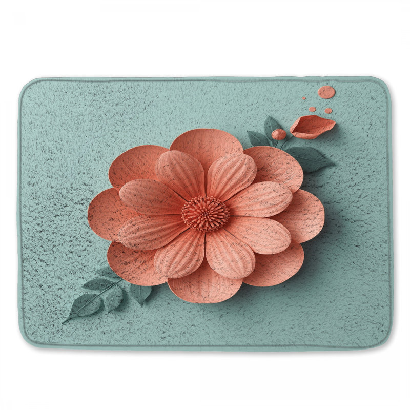 Tapis de bain Coral, L 24 po x L 17 po