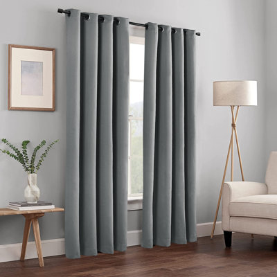 Solid Blackout Curtain Panel