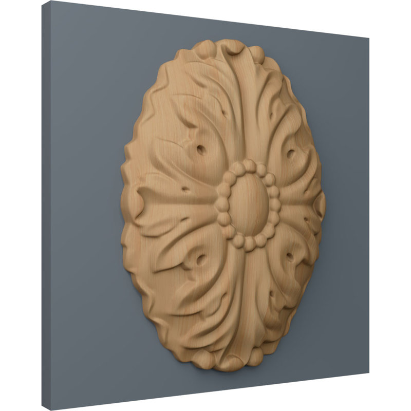 Rosette Ashford, Aulne, H 4,63 po x l 3,5 po x P 1 po