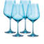 Ensemble de quatre verres à vin rouge