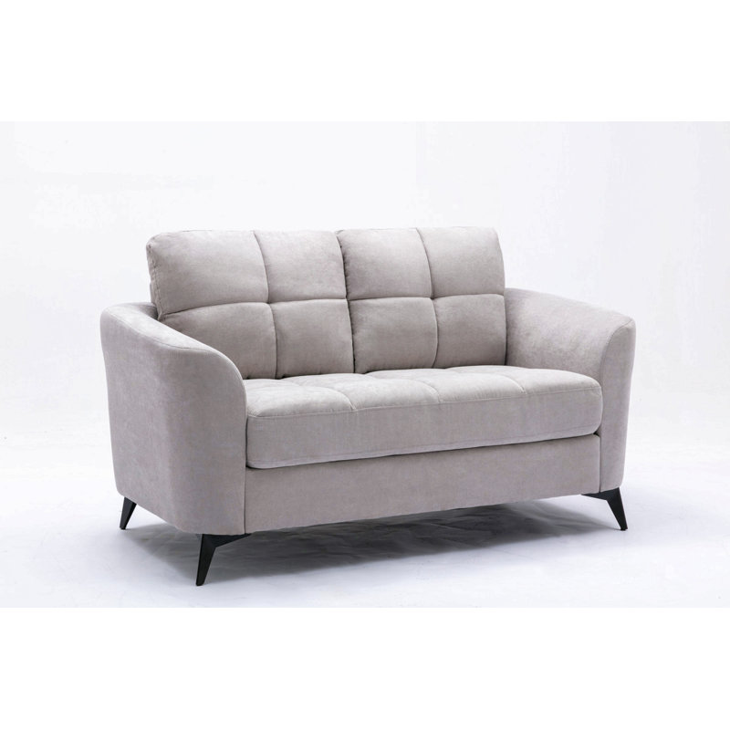 Causeuse en tissu 60 po, Grey