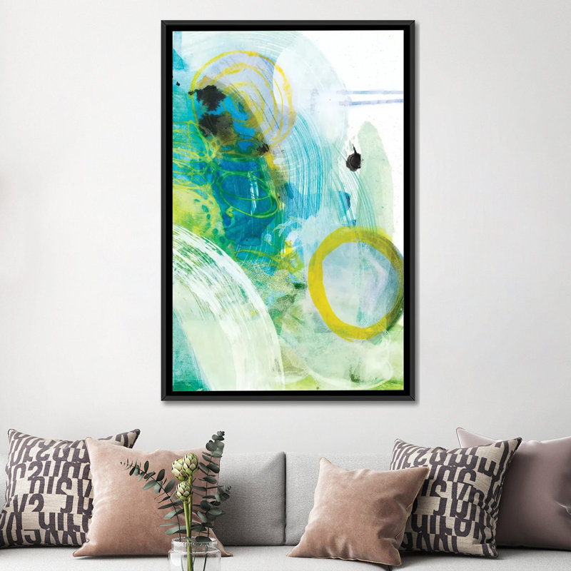 «Take Off II», reproduction sur toile, Toile encadrée noire, Pas de tapis, H 48 po x l 32 po x P 1,5 po