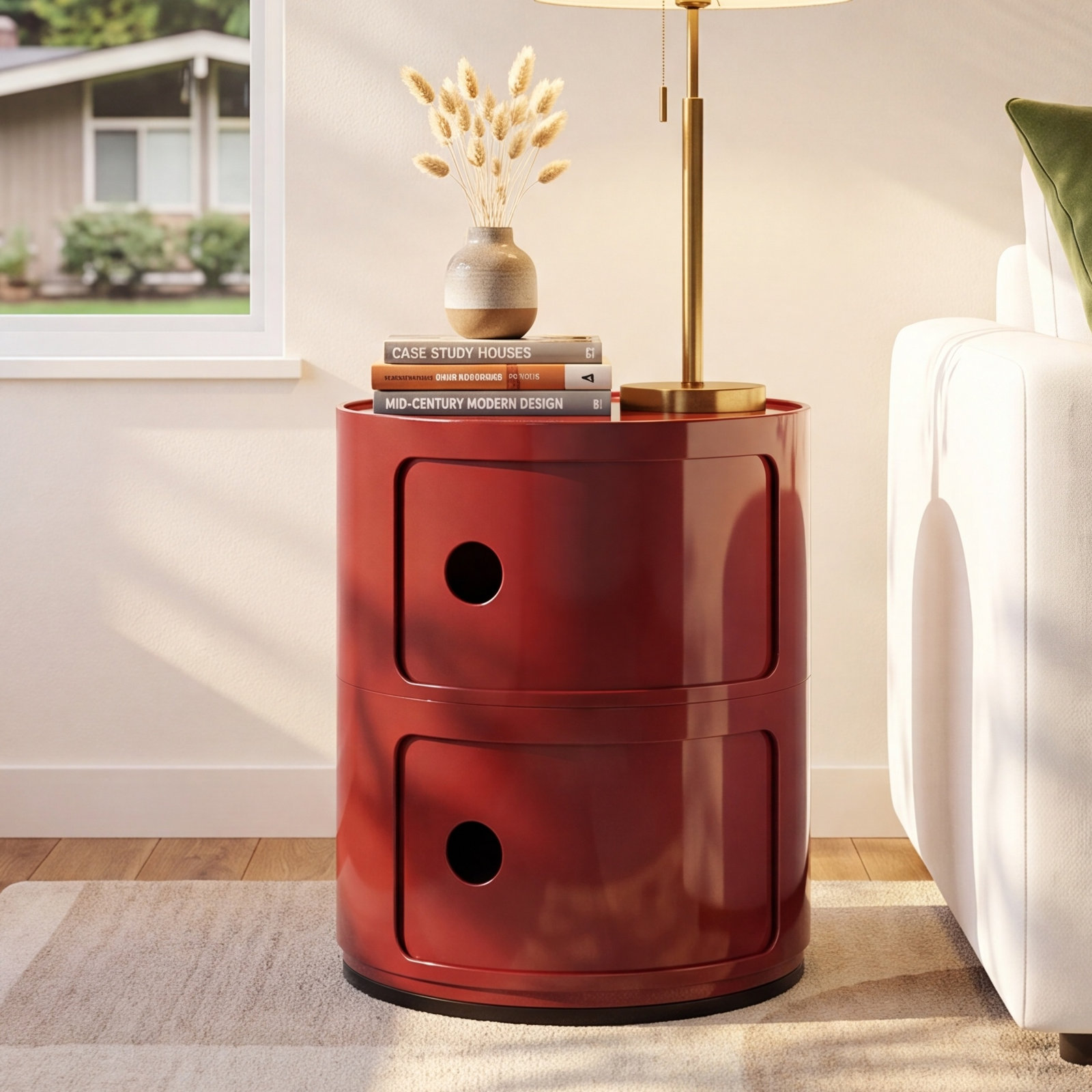 Componibili Storage Unit, Burgundy
