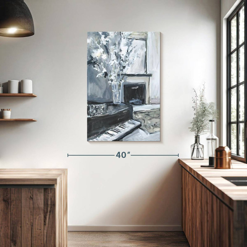 Abarca Piano Blues III, 39" H x 26" W