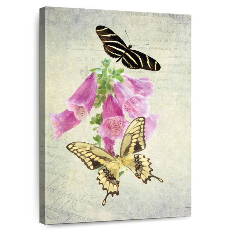 Papillon Brampt botanique II, H 36 po x l 24 po