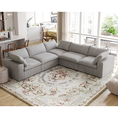Canapé modulaire rembourré 5 pièces Kenda Faisa