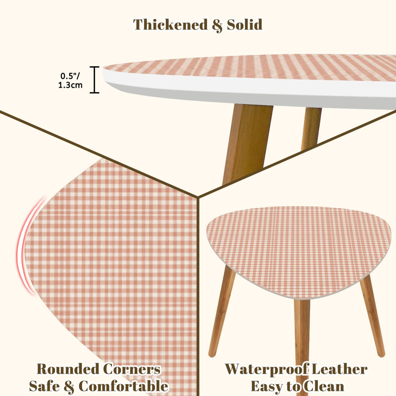 Ensemble de 2 tables basses gigognes Triangle