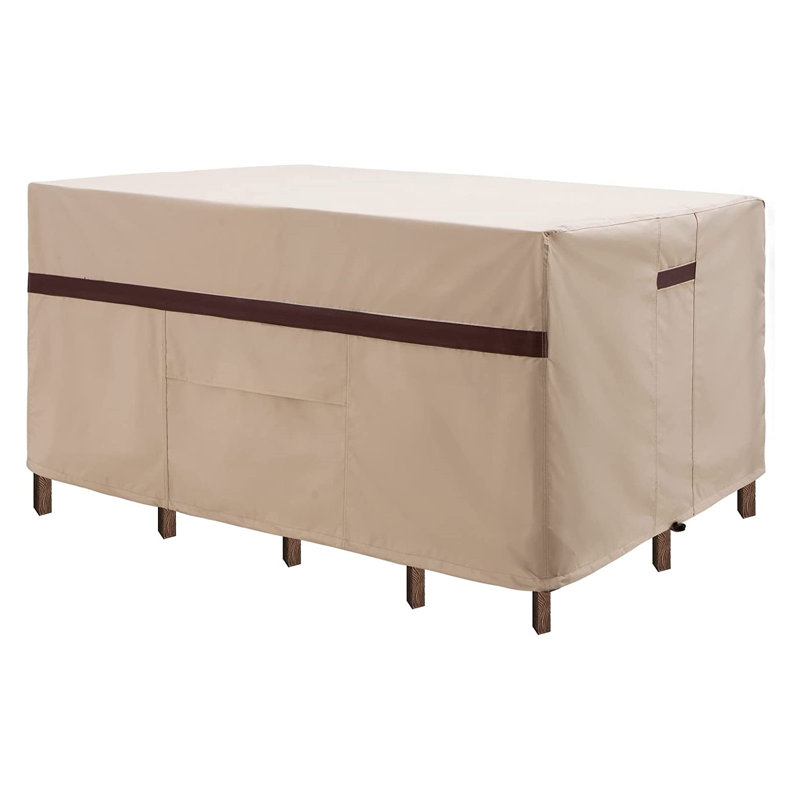 Water Resistant Patio Dining Set Cover, 28" H x 75" W 46" D