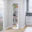 Sutton Slim Bookcase With Modern 5-Shelf Design-1210766694
