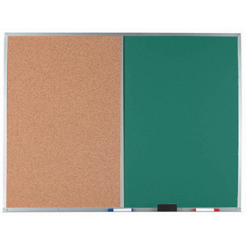 Combination AARCO No Cork Wall Metal, 3' H x 4' L