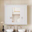 Wall Cabinet with Mirror and Shelves-386620616