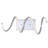 Senduk Scribble Modern Metal Integrated LED Vanity Light Sconce-109145239