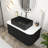 Wall-Mounted White Rectangular Ceramic Basin Bathroom Vanity-762538090-762538089
