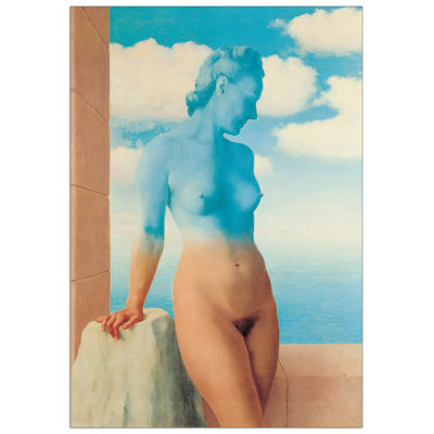 René Magritte - No Frame Print on Wood