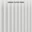 61" Large Buffet Sideboard Cabinet with 4 Fluted Doors – Modern MDF + PB Wood Storage Cabinet with Adjustable Shelves, Wave Pattern Accent for Kitchen, Living Room, Coffee Bar