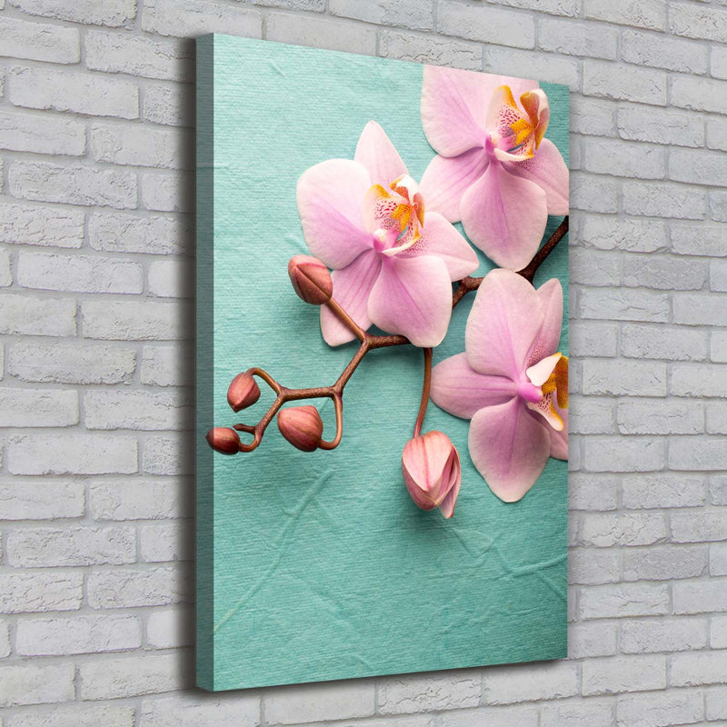Pink Orchid - Wrapped Canvas Print