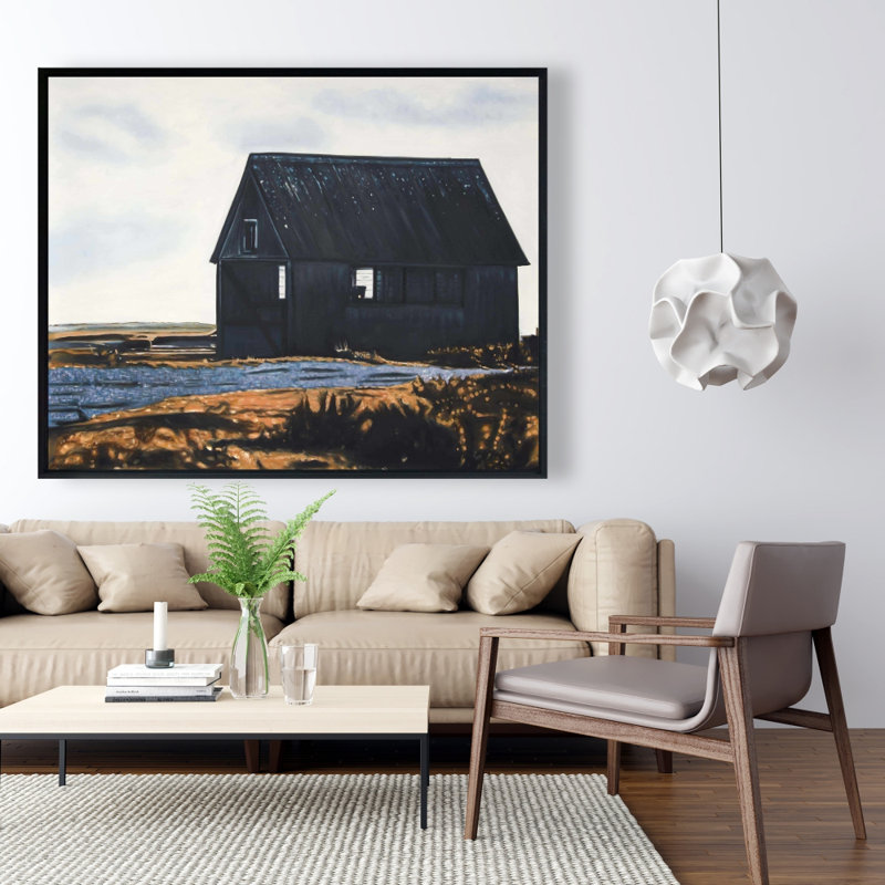 Abandoned Barn Print On Canvas