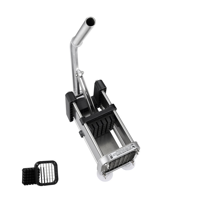 French Fry Cutter Stainless Steel Potato Vegetable Slicer Chopper w/ Blade