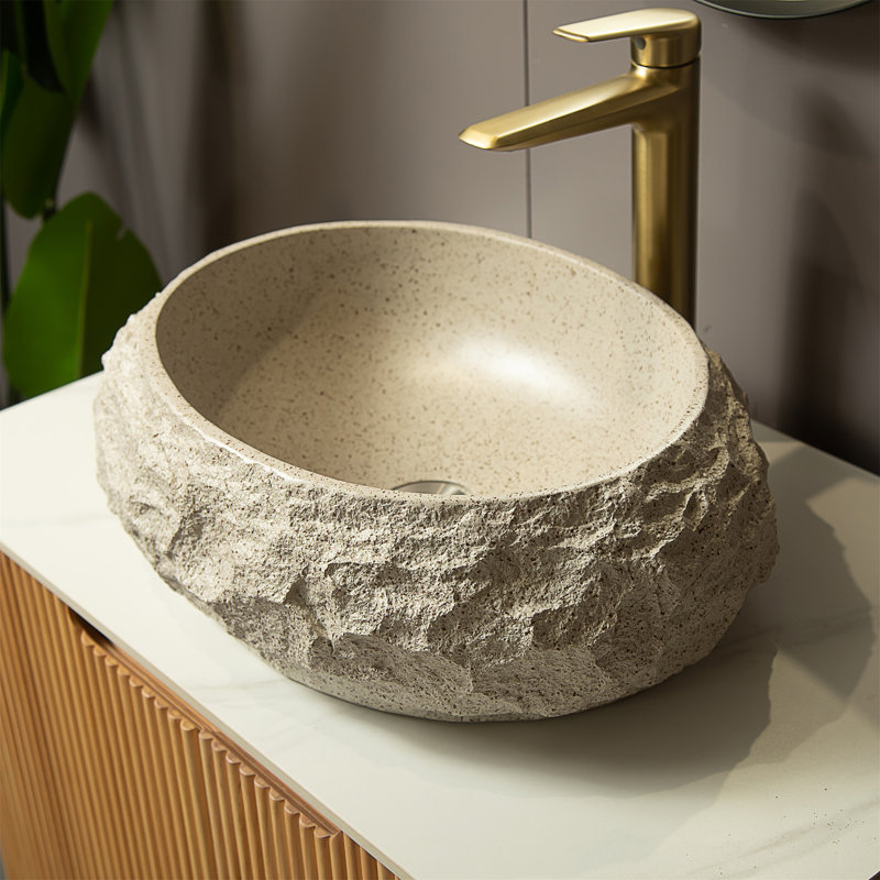 Luna 18'' Bathroom Sink, Beige