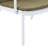 Outdoor PP Club Chair, White Frame With Green Cushion, Set Of 2-287224834-287224835
