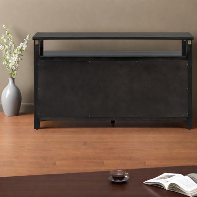 Spacious Storage Sideboards & Buffets, 55.1 Inch Wood Industrial Cabinet