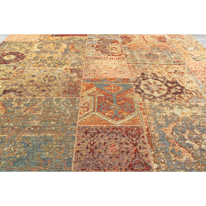 Patchwork Indoor Rug, Rectangle 5'2" x 7'8"