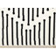 Tapis rayé noir et blanc Fresno-102210975