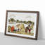 The Makura Bridge by Katsushika Hokusai - Picture Frame Painting Print-55611394-55611396