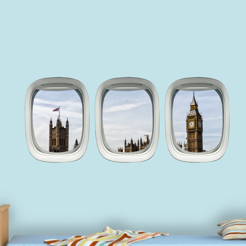 Scenic & Cityscapes Non-Wall Damaging Wall Decal