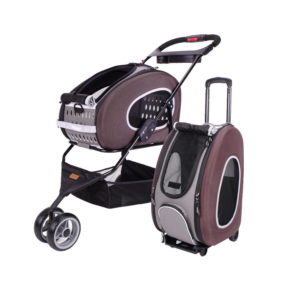 5-in-1 EVA Pet Carrier-Stroller Ibiyaya 