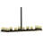 Midgley 12 - Light Glass and Steel Dimmable Square / Rectangle Chandelier