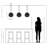 Anthoy 1 - Light White/Black Pendant-168105034