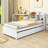 Kiefus Twin Size Wood Platform Bed with Twin Size Trundle and Storage-76736924