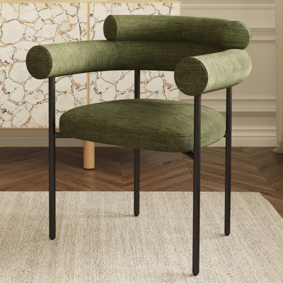 Bolus Fabric Dining Chair (Armchair)